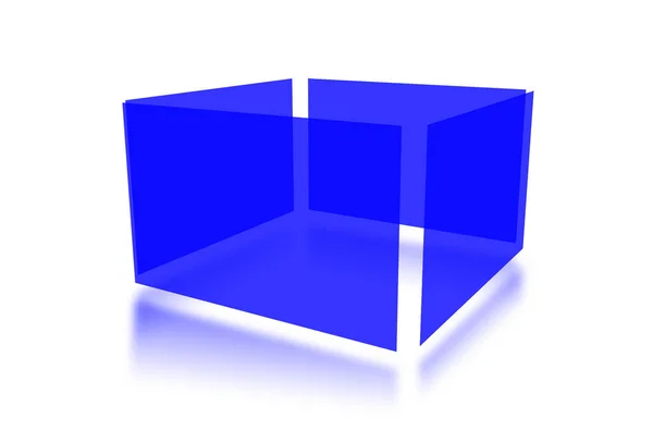 Blue Insert Relatório Screenshoot Modelo Branco Para Layouts Apresentação Design — Fotografia de Stock