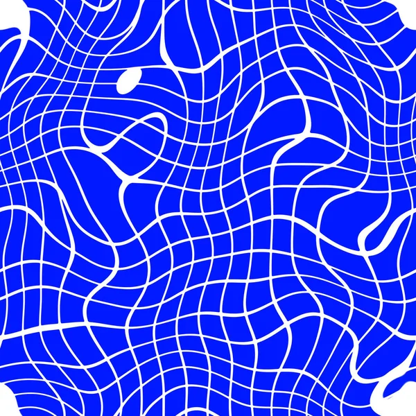 백그라운드 원활한 패턴에 민감한 파란색 혼란스러운 사각형 연약한 추상적인 기하학적 — 스톡 사진