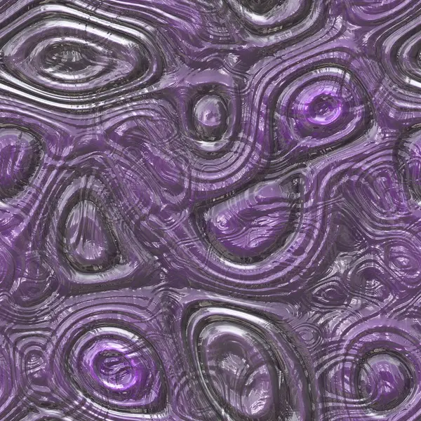 Fantastic Seamless Pattern Alien Interiors Violet Background Abstract Ornament Repeating — Stock Photo, Image
