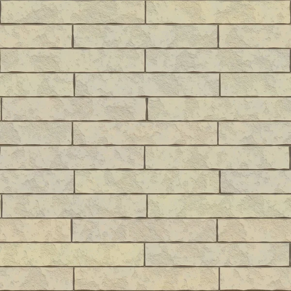 Seamless Background Beige Bricks Seamless Old Sandstone Brick Wall Background — Stock Photo, Image
