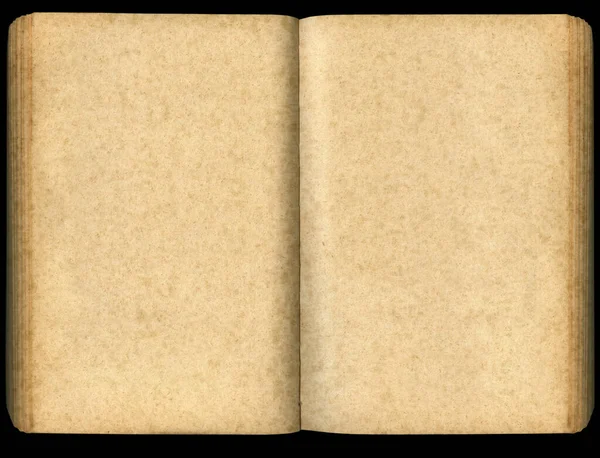 Стара Пофарбована Відкрита Книга Чорному Тлі Стара Книга Високій Роздільній — стокове фото