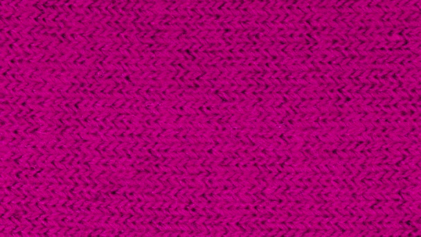 Primer Plano Tela Textura Violeta Fondo Textil Movimiento Derecha Izquierda — Vídeos de Stock
