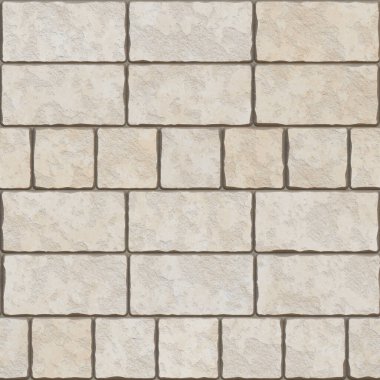 Bej tuğlaların kusursuz arkaplanı. Eski, pürüzsüz tuğla duvar arka plan dokusu. Tablo antika taş bloklar ya da fayansların yüzey desenleri. Kırsal Cottagecore duvar kağıdı ya da arka plan. Yüksek çözünürlük.