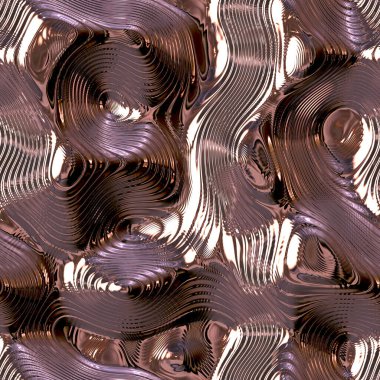 Kusursuz bir geçmişi var. Akan metal desenli soyut 3D arka plan. Web sitesi, kartpostallar ve davetiyeler, giriş tasarımı ve sayfaları için temel olarak soyut, pürüzsüz arkaplan.