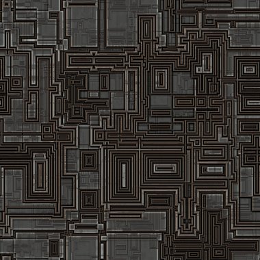 Kusursuz devre kartı dokusu. Kusursuz Hi-res (8000x8000) dokusu. Modern stil soyut doku. İzler, tekstil, ambalaj, duvar kağıdı, web sitesi için şablon.