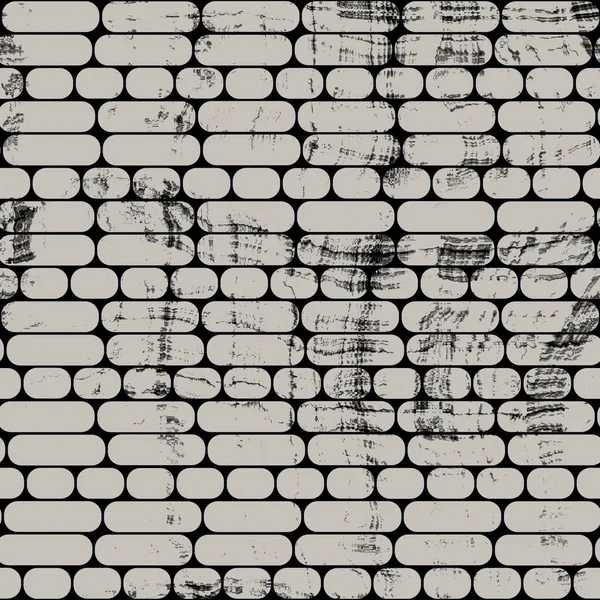 Brick drawing.  White and grey brick wall seamless background- texture pattern for continuous replication. Art brick pattern.
