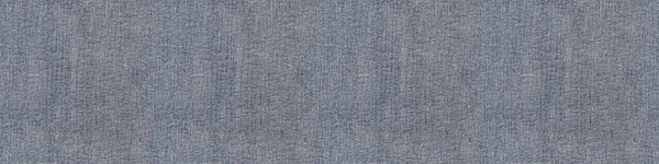 Banner Longo Sem Emenda Azul Escuro Jeans Denim Textura Alta — Fotografia de Stock