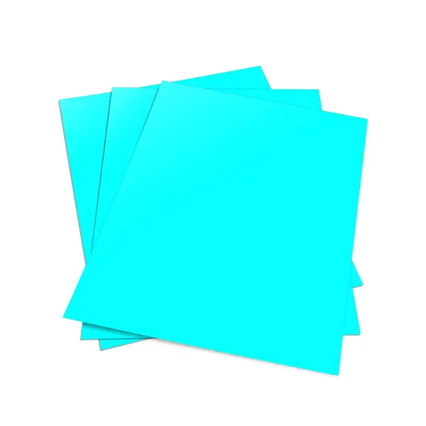 Cyan Reports Blank Template Presentation Layouts Design Rendering Digitally Generated — Stock Photo, Image