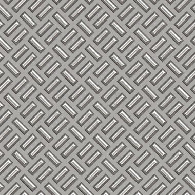 Çarpışan metal, pürüzsüz bir arka plan. Metal duvar veya zeminin kusursuz yüksek çözünürlüklü (8000x8000) dokusu. Demir elmas plaka endüstrisi, kusursuz bir model. Paslanmaz çelik ızgara dokusu. Metal baskılı endüstriyel zemin veya duvar.