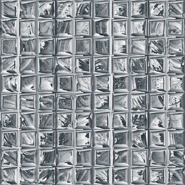 Kusursuz fayanssız duvar kağıdı. Soyut gri kiremit geometrik doku. Açık gri mozaik kare kaplama. Yüzme havuzu, spa, mutfak ya da banyo duvarı için vektör resim çizimi deseni