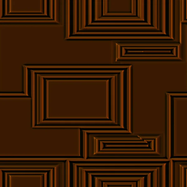 Boxy Frame Pipes copper Seamless pattern with squares and rectangles. Seamless Hi-res (8000x8000) texture wall or floor. Geometric tile in op art style. Futuristic vibrant design.