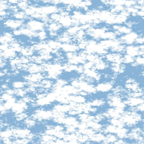 Fundo Sem Costura Céu Azul Nuvens Brancas Num Céu Azul Imagens De Bancos De Imagens