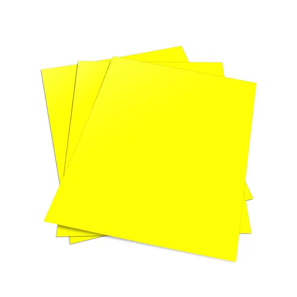 Yellow Reports Blank Template Presentation Layouts Design Rendering Digitally Generated Stock Photo
