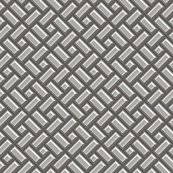 stock image Bumped metal, seamless background. Seamless Hi-res (8000x8000) texture of metal wall or floor. Iron diamond plate industry realistic seamless pattern. Stainless steel grate texture. Metal pressed industrial floor or wall.