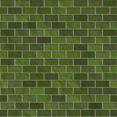 Metro, yeşil fayanslar, pürüzsüz desen. Horisontal tuğla duvar arka planı. Vektör düz çizim. Dış bina, iç mekan, mutfak, banyo, spa için döşeme döşemesi