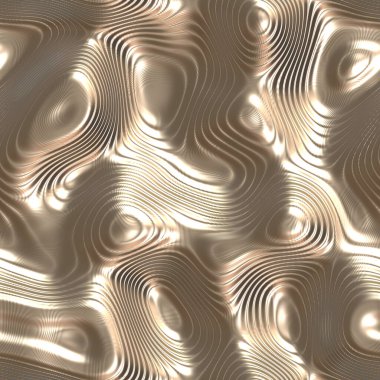 Kusursuz bir geçmişi var. Akan metal desenli soyut 3D arka plan. Web sitesi, kartpostallar ve davetiyeler, giriş tasarımı ve sayfaları için temel olarak soyut, pürüzsüz arkaplan.