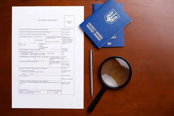 Travel Visa Application Form Immigration Document