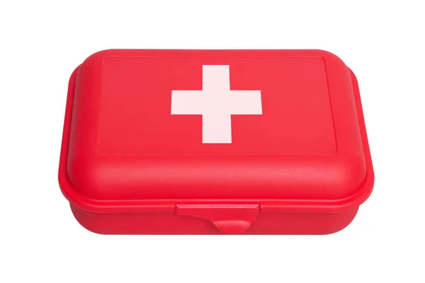 First Aid Kit Isolated White Background — Stock Photo, Image