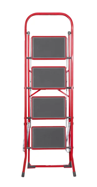 Red Ladder Isolated White Background — Stock Photo, Image