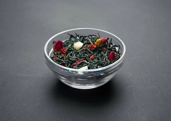 Tea Bowl Black Background — Stock Photo, Image