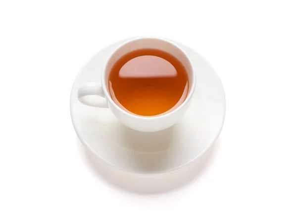 Filiżanka Herbaty Izolowane Białym Tle — Zdjęcie stockowe