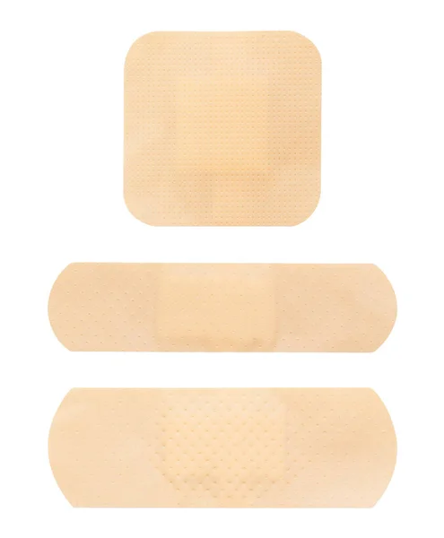 Set Medical Patches Isolated White Background — Stock Photo, Image