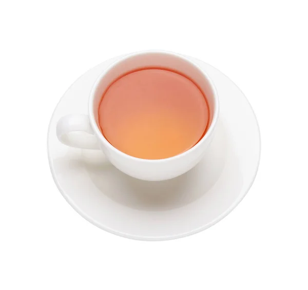 Cup Tea Isolated White Background — Stock Photo, Image