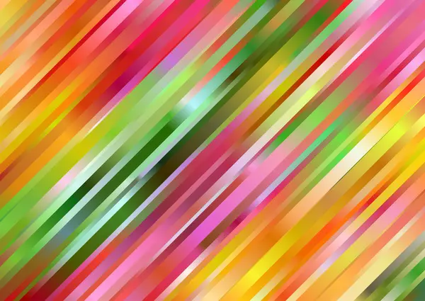 Многоцветный Полосатый Абстрактный Фон Векторная Графика