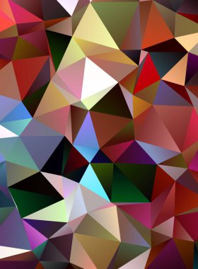 Abstract geometric polygon background clipart