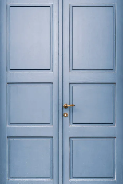 Ahşap Kapılar Mavi Renge Boyanmış — Stok fotoğraf
