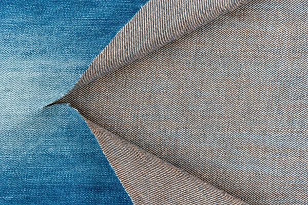 Denim Kot Kumaşı Denim Jeans Deliği Yırtılmış Kot Kumaşı Yırtılmış — Stok fotoğraf