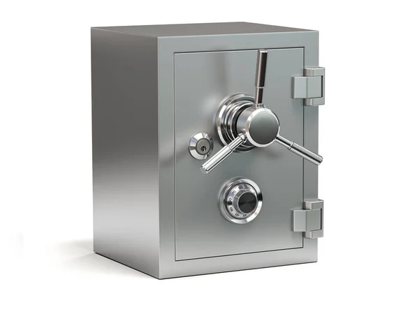 Bank Vault Safe Isolated White Security Protection Illustration — Stock Photo, Image