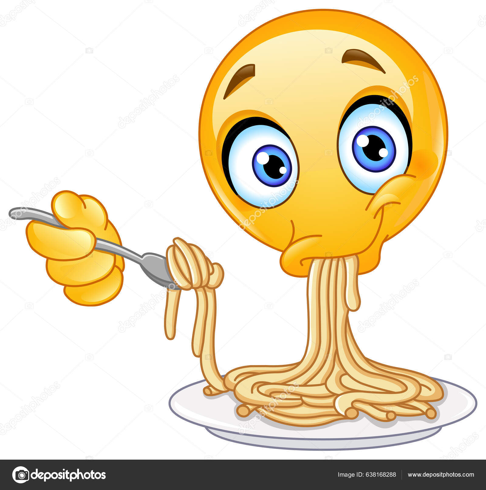 Popcorn Eating Emoticon