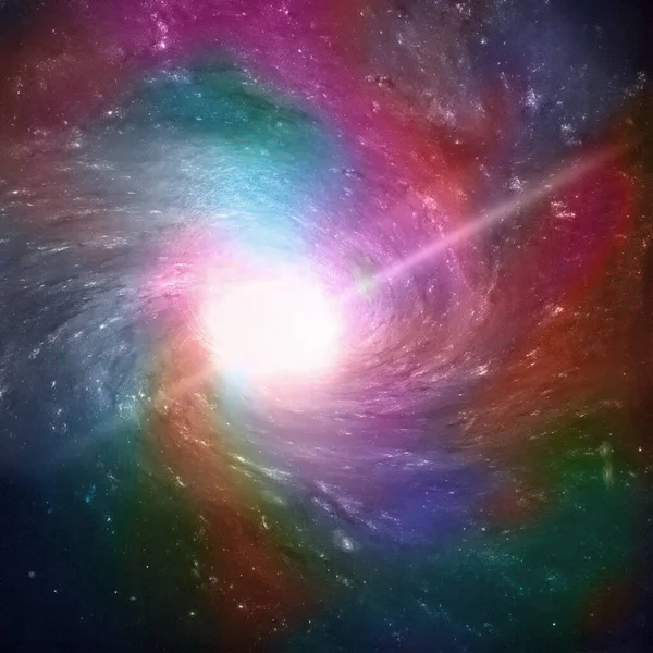 Galassia Ammasso Stelle Nella Notte Spaziale Elementi Questa Immagine Forniti — Foto Stock