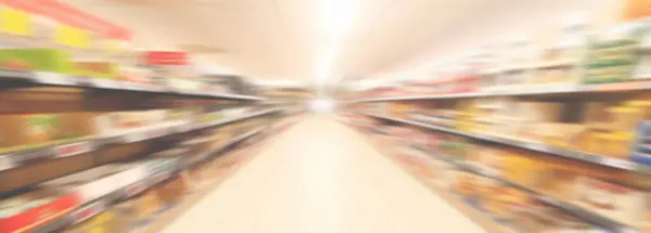 Abstract Blur Defocused Supermarket — Stock Photo, Image
