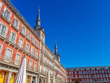 View of the Plaza Mayor square in Madrid, Spain