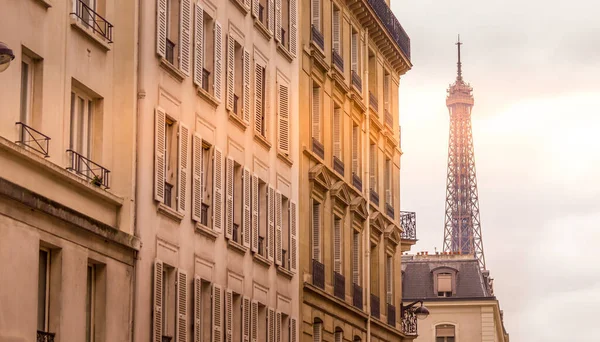 Paris Und Der Eiffelturm Frankreich — Stockfoto