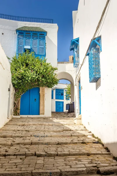 Село Сіді Боу Саїд Карфаген Туніс — стокове фото