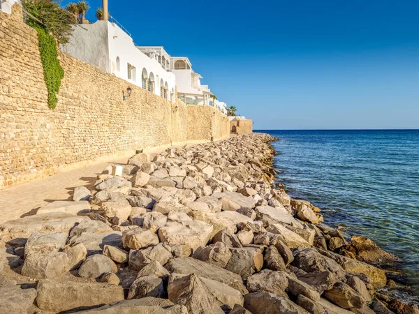 Пляж Перед Мединой Хаммамет Тунис — стоковое фото