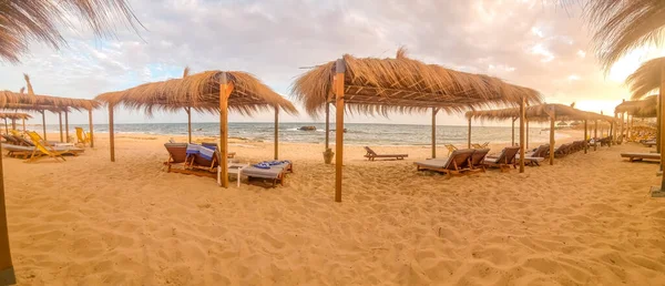 Τοπίο Μια Παραλία Στο Hammamet Τυνησία — Φωτογραφία Αρχείου
