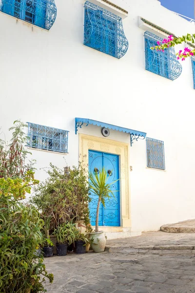 Aldeia Sidi Bou Said Cartago Tunísia — Fotografia de Stock