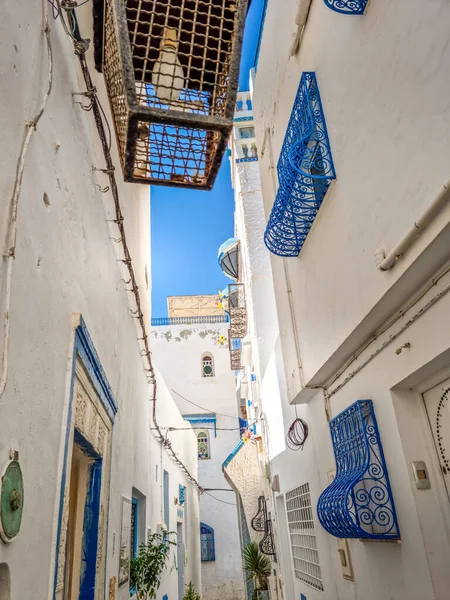 Strada Nella Medina Hammamet Tunisia — Foto Stock