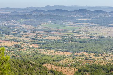 Mallorca 'nın hava manzarası, Balear Adaları, İspanya