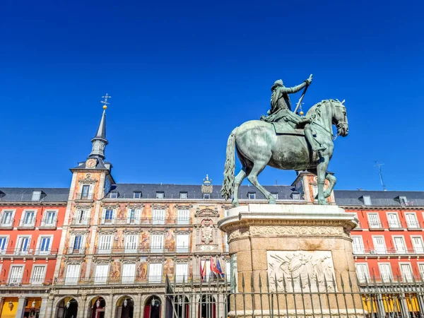 View Plaza Mayor Square Madrid Spain — Stockfoto