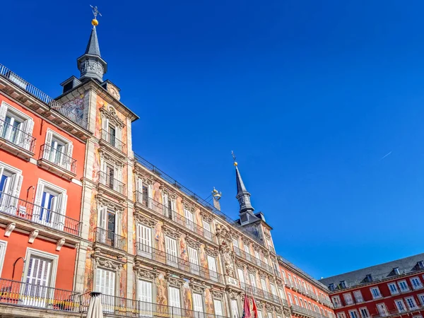 stock image View of the Plaza Mayor square in Madrid, Spain