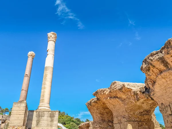 Wykopaliska Archeologiczne Kartaginie Tunezja — Zdjęcie stockowe
