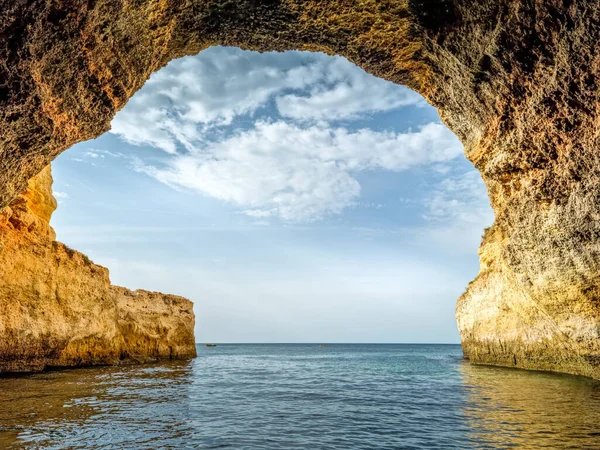 Grotta Benagil Algarve Portogallo — Foto Stock