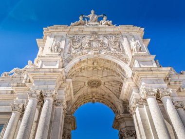 Augusta Caddesi Zafer Kemeri Ticaret Meydanı, Lizbon, Portekiz