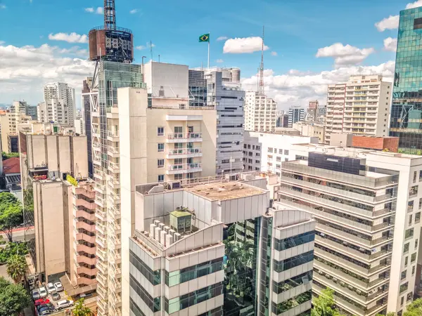 Будинки Сан Паулу Бразилія Стокове Зображення