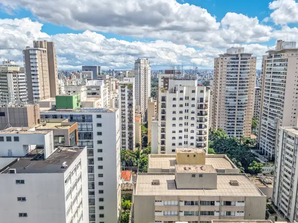 Gebäude Sao Paulo Brasilien Stockbild